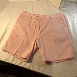 J McLAUGHLIN Men's Pink Flat Front Chino Shorts Size‎ 40